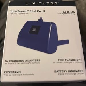 💙- New - | TotalBoost Mini Pro II 6,000mAh Universal Power Bank